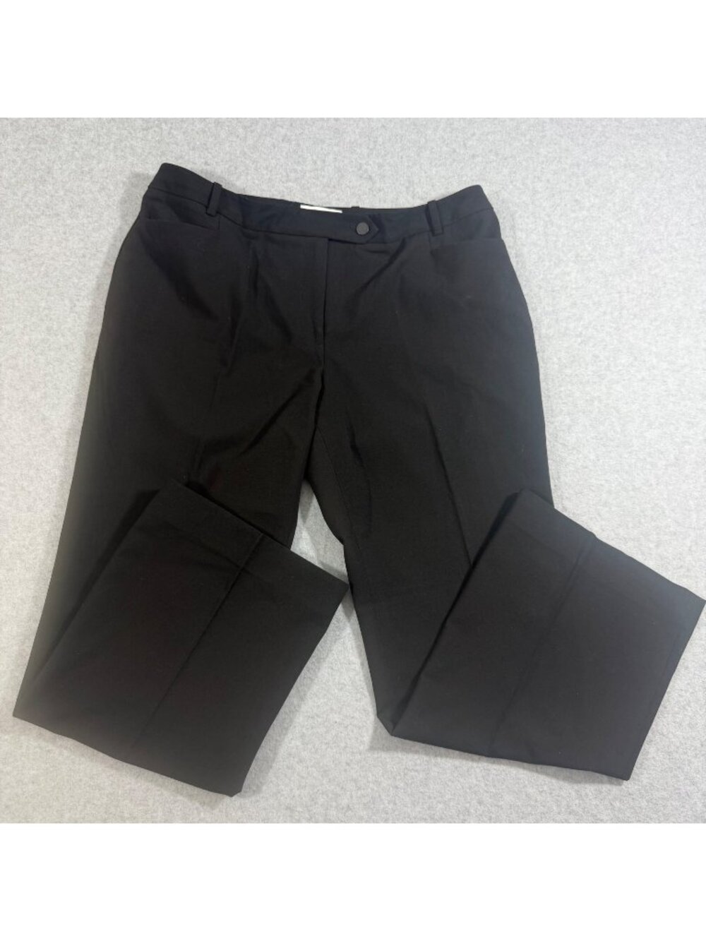 Calvin Klein Women’s 12P Black Modern Fit Dress Pants Career Stretch Slacks